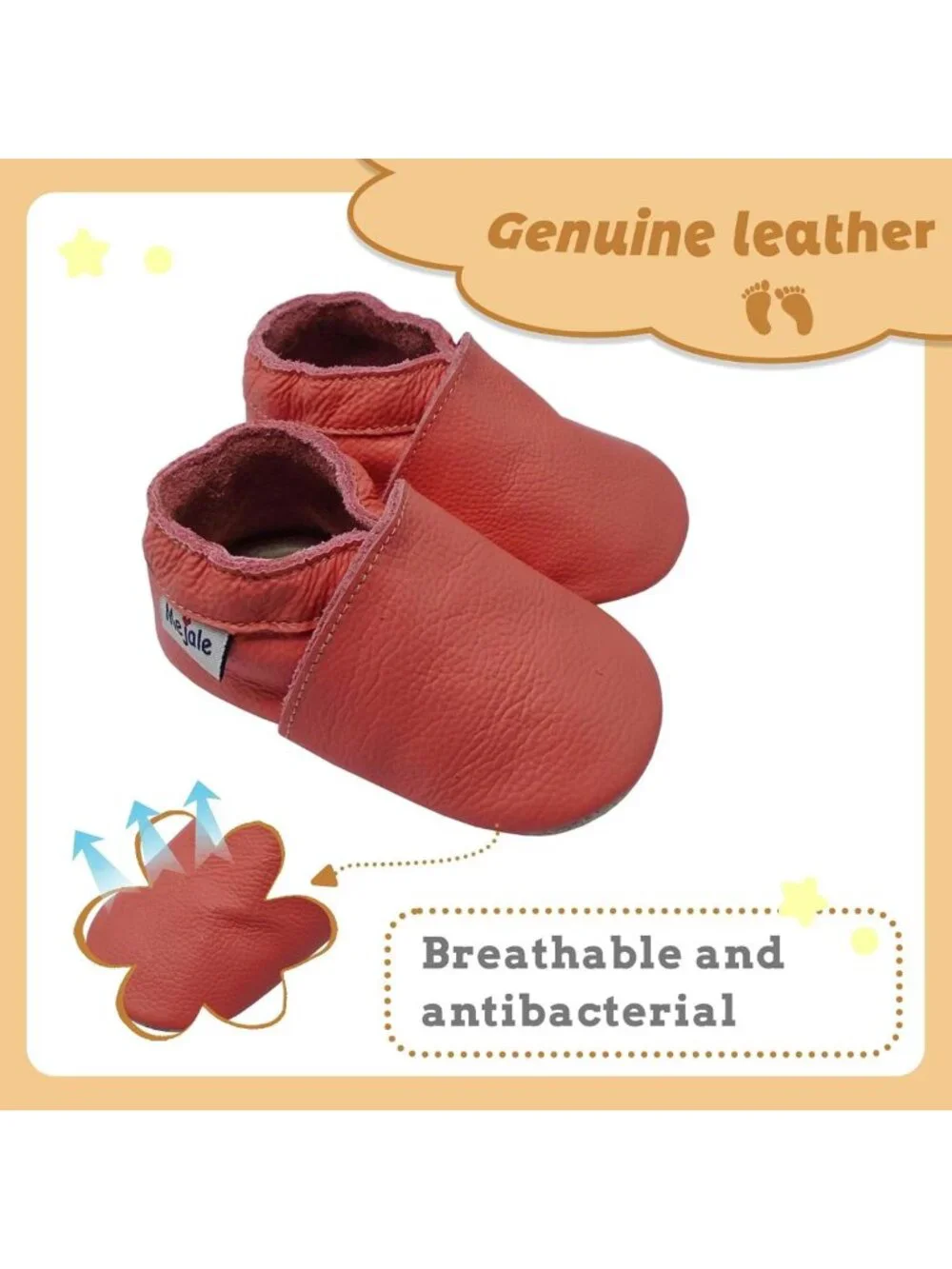 Soft Sole Leather Moccasins for Infants & Toddlers | Slip-On Pre-Walkers Shoes